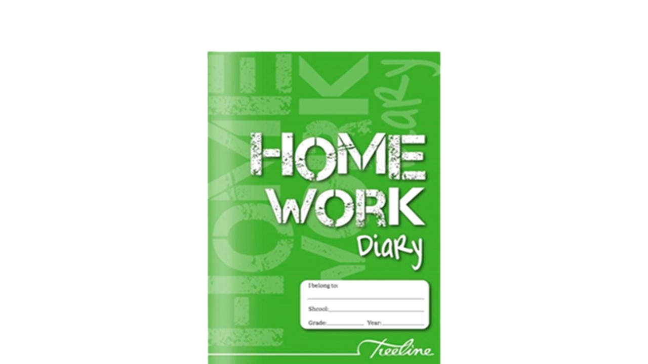 Homework Diary A5 88pg Not dated - Three Pines